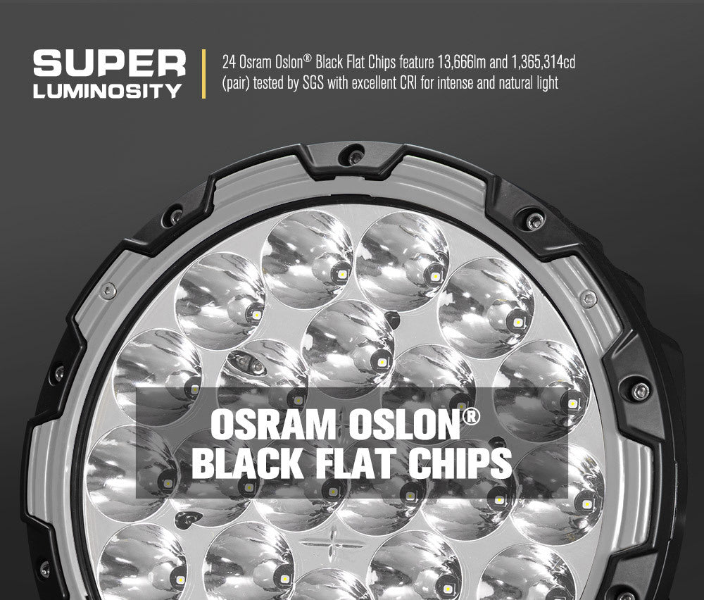 9inch LED Driving Lights Pair LED Round Spotlight Offroad 4x4 ATV Work