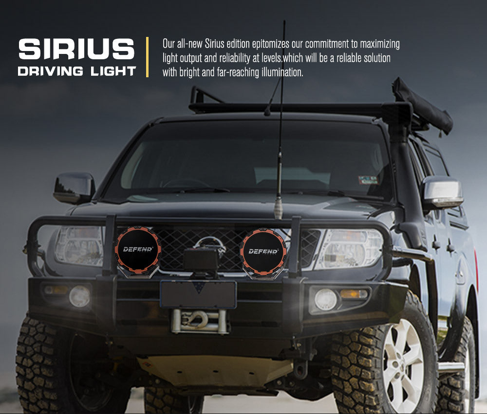 9inch LED Driving Lights Pair LED Round Spotlight Offroad 4x4 ATV Work