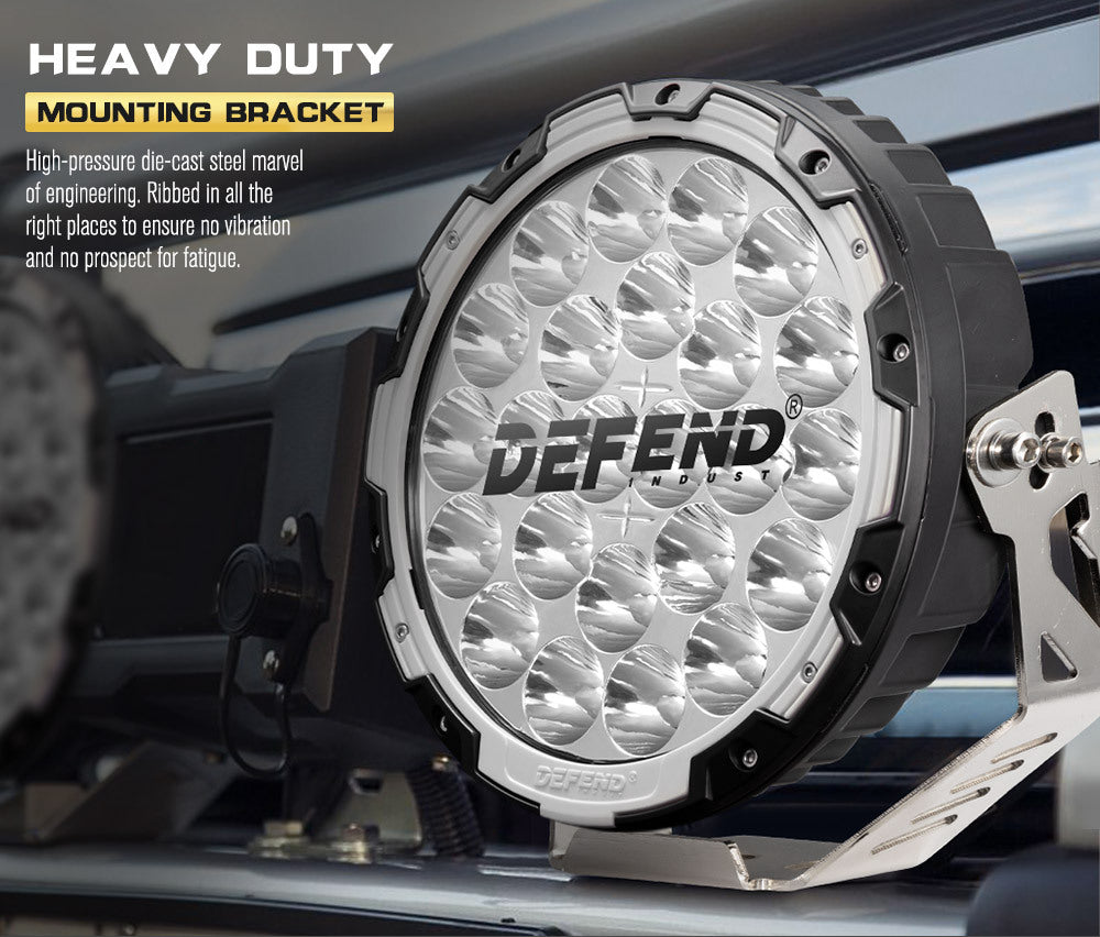 9inch LED Driving Lights Pair LED Round Spotlight Offroad 4x4 ATV Work