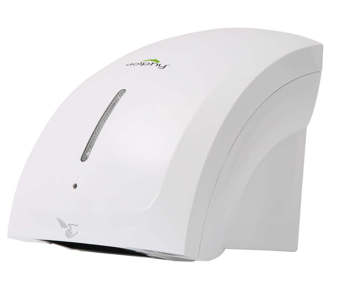 Dolphy eco pro touchless automatic wall mount hand dryer 1800w abs - white