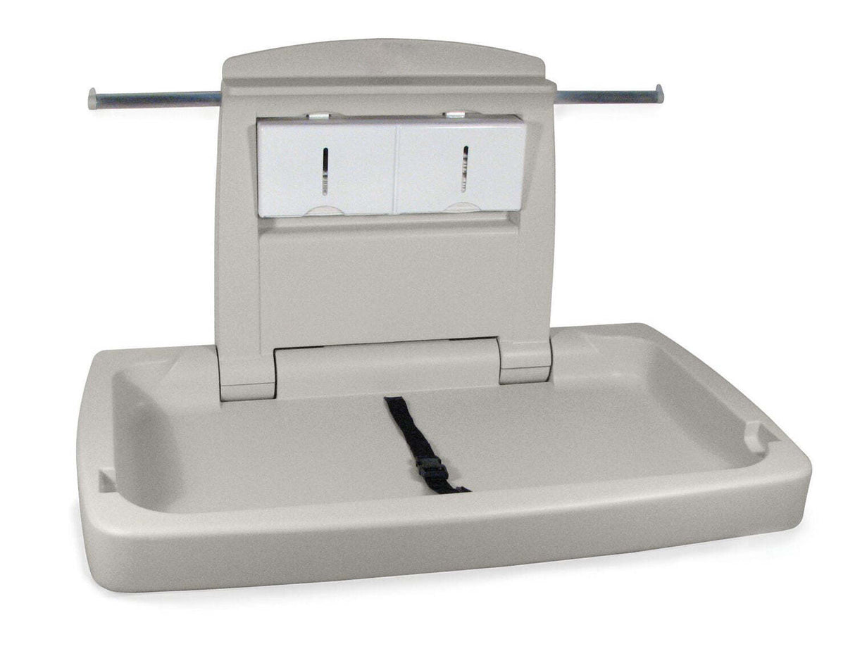 Dolphy waterproof high density polyethylene baby change station 85.5x56x49.7 cm - grey