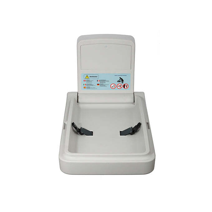Dolphy waterproof high density polyethylene baby change station - grey