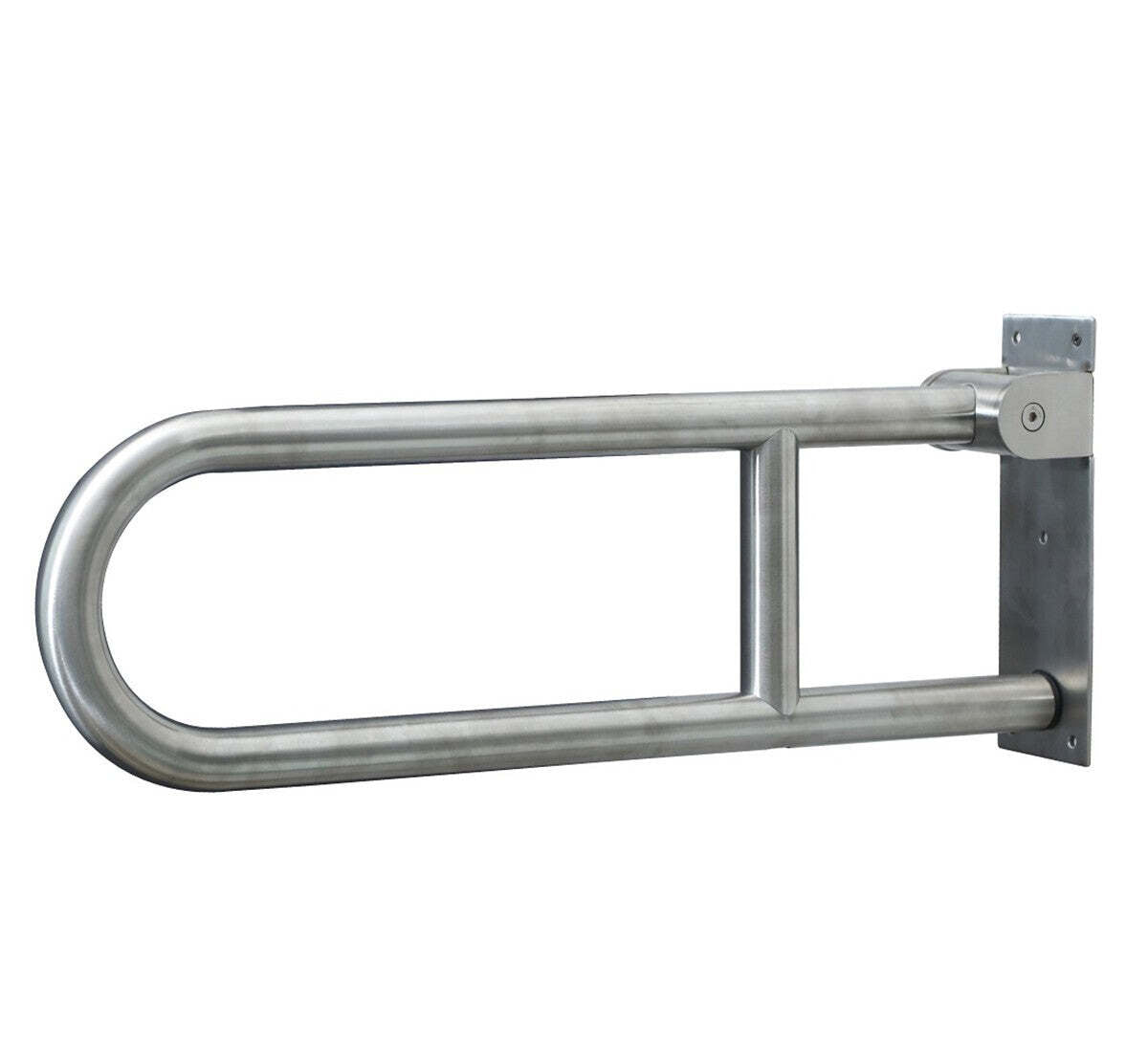 Dolphy swing up stainless steel grab rail 605 x 200 x 100 mm - silver