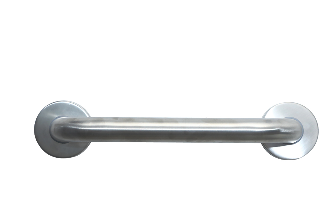 Wall mount safety grab rail - silver - dhgb0012