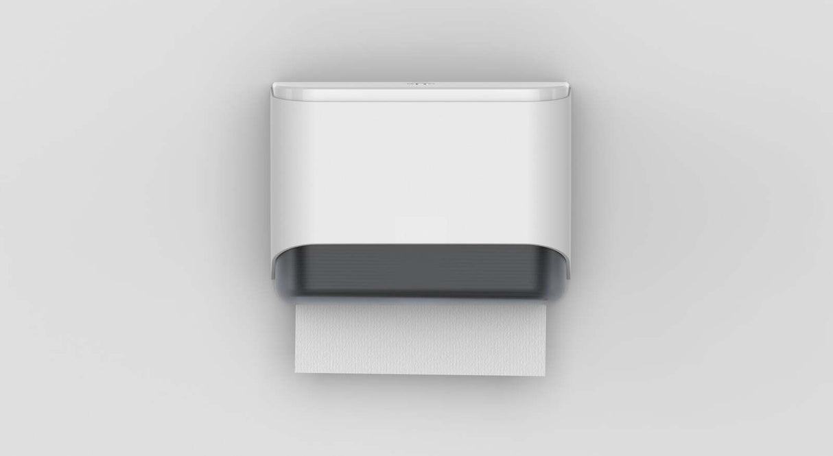 Dolphy multifold durable abs paper towel dispenser - white