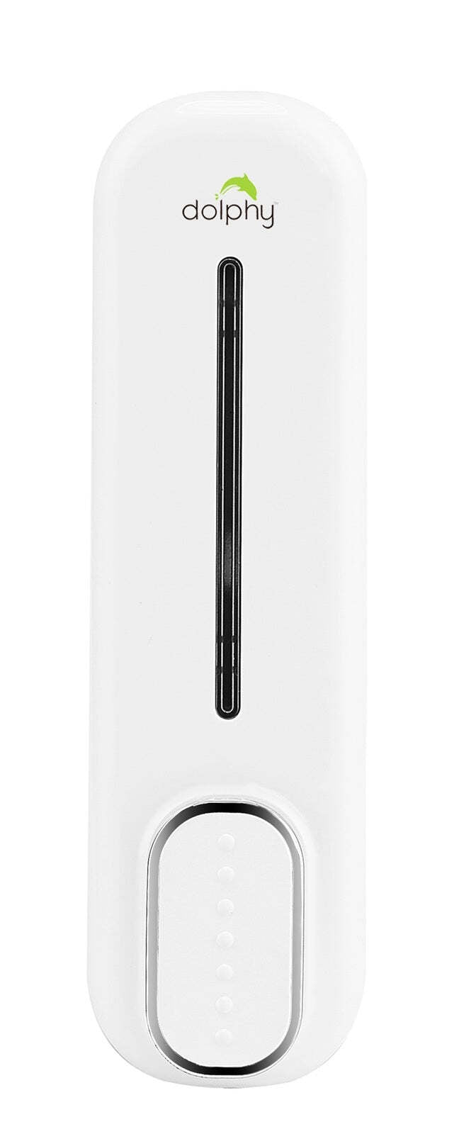 Dolphy multi compatible abs wall mount soap dispenser 300ml - white