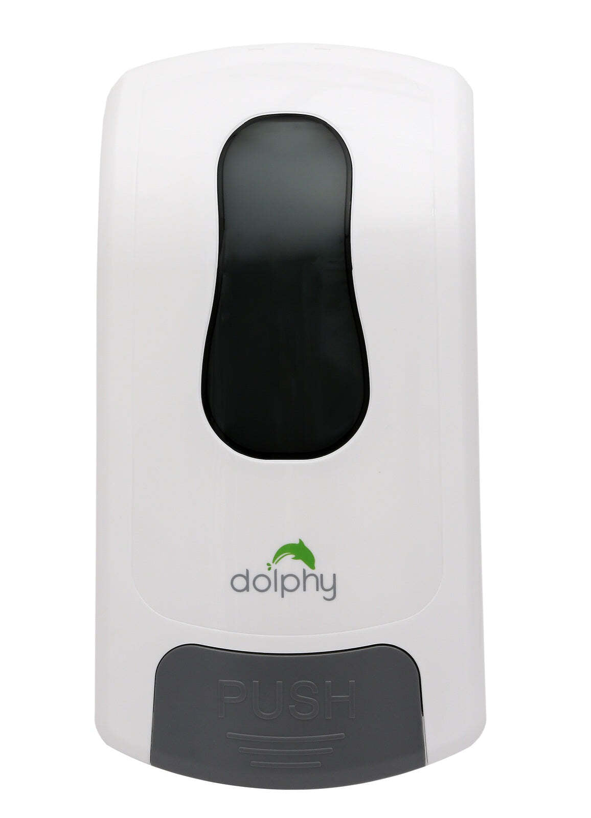 Dolphy manual multi compatible abs soap-sanitiser dispenser 1000ml - white