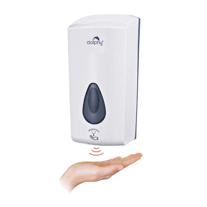 Dolphy automatic touch-free abs soap-sanitizer dispenser 1000ml - white