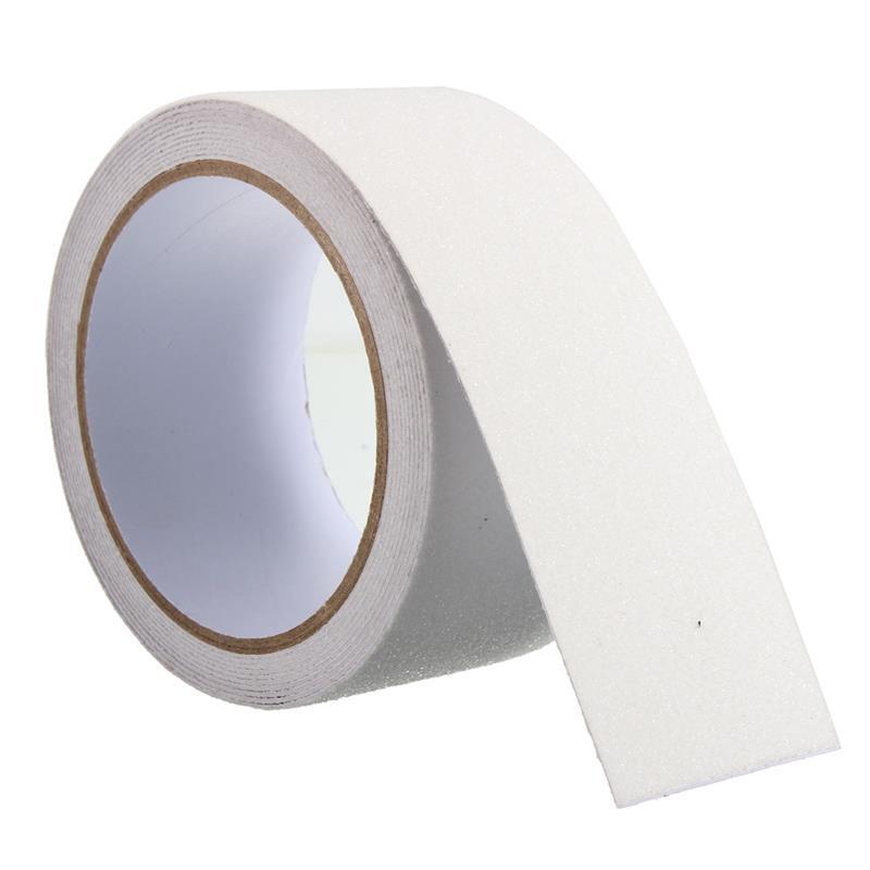 Clear anti skid safety tape - transparent slip-resistant tape for high traffic areas (50mm x 18m)