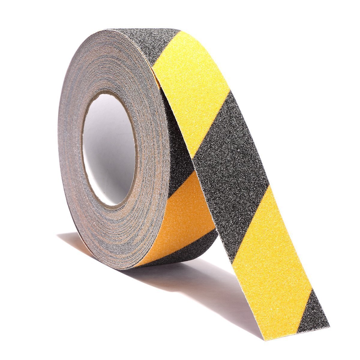 Dolphy high visibility anti skid safety tape - black & yellow zebra stripe (50mm x 18m)