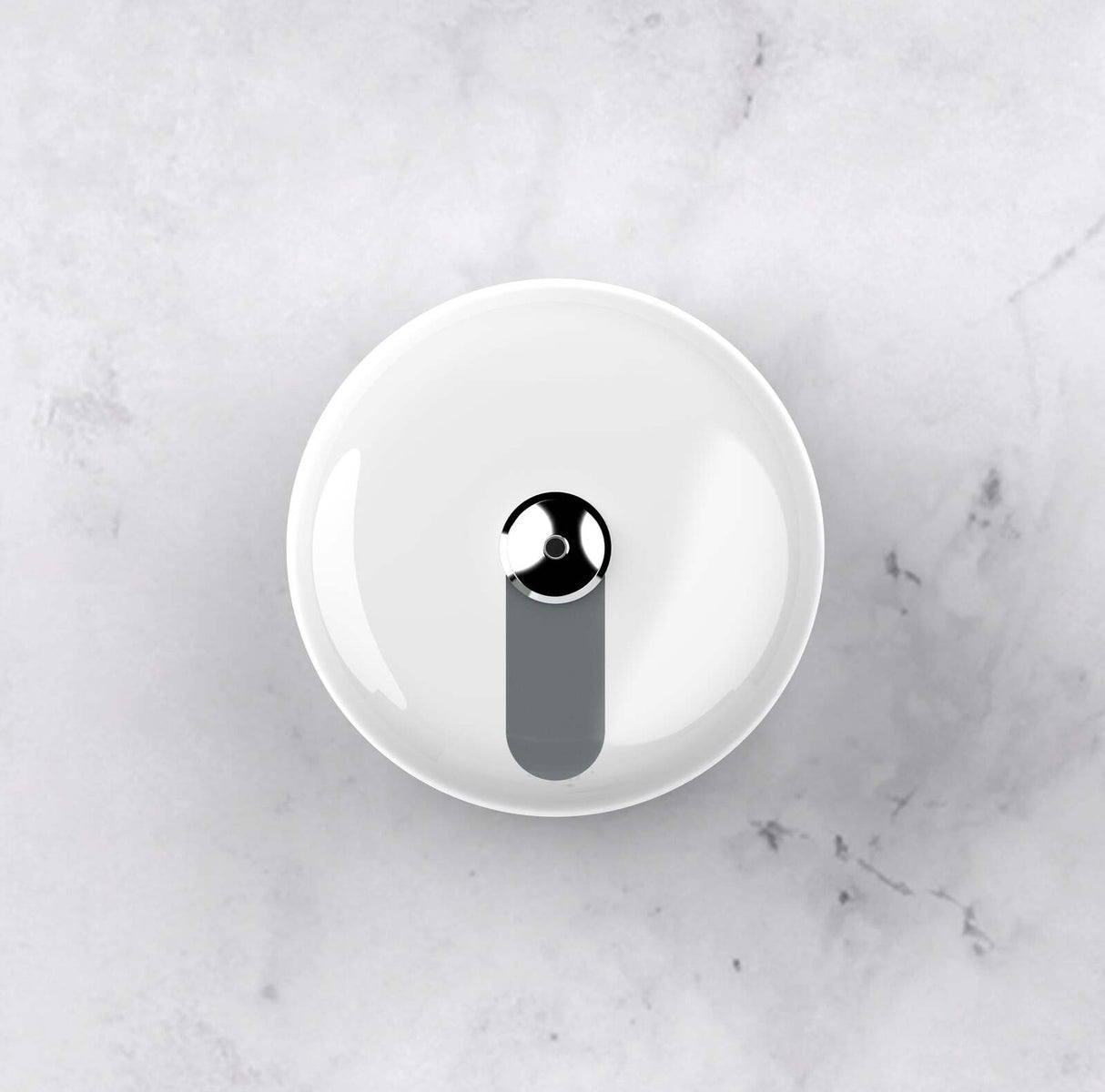 Dolphy regular center pull durable abs toilet paper dispenser - white