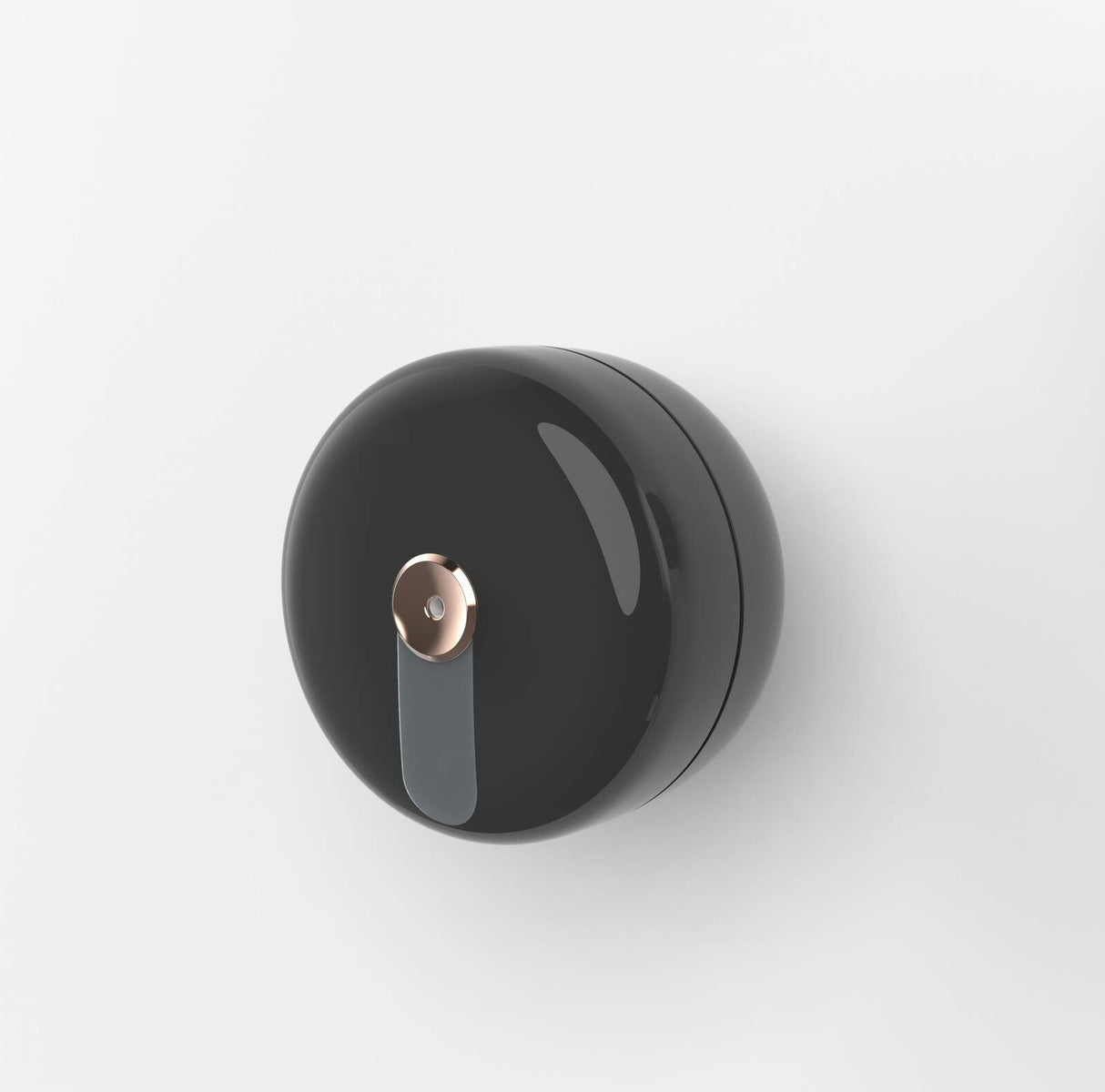 Dolphy regular center pull durable abs toilet paper dispenser - black