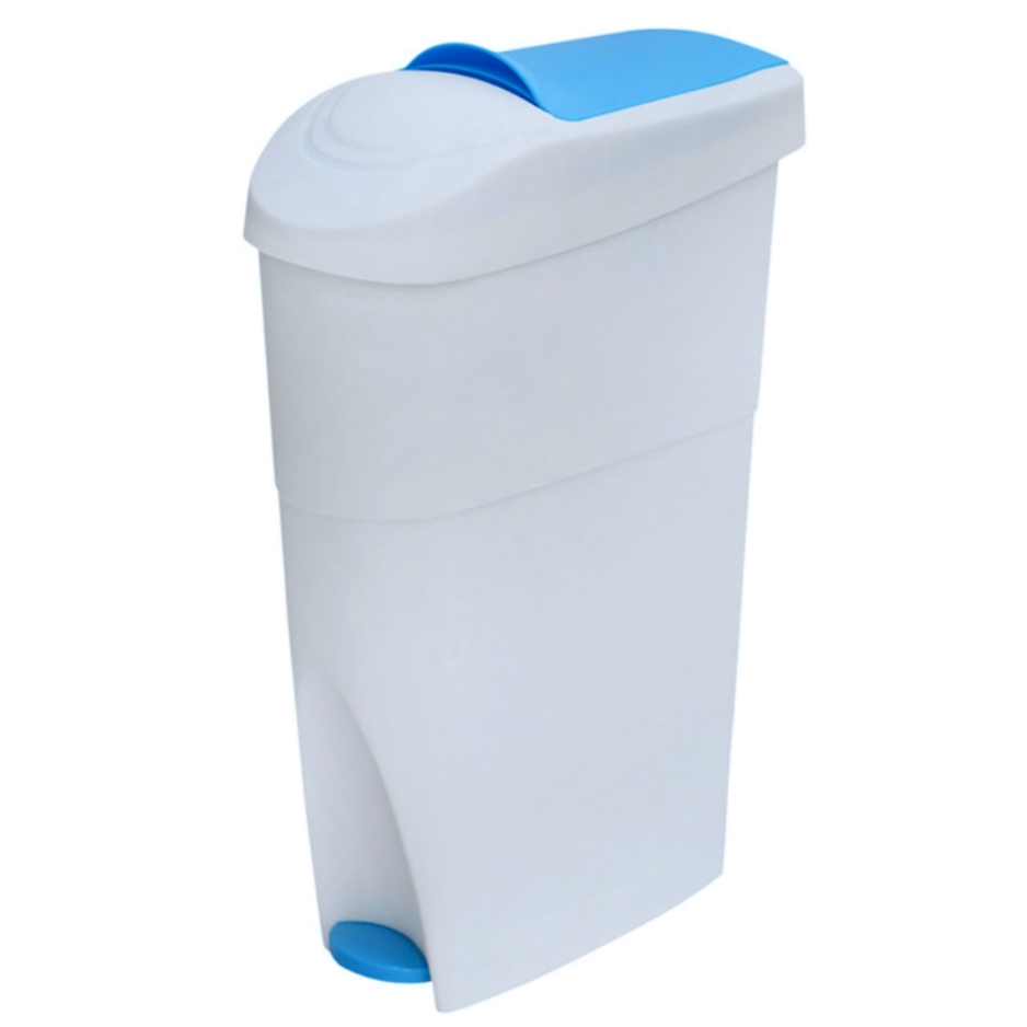 Dolphy pedal mechanism abs sanitary bin 18l - white