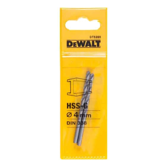 DeWalt 4.0mm HSS-G High Performance 118° Point Angle - 2pk DT5209-QZ