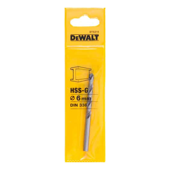 DeWalt 6.0mm HSS-G High Performance 118° Point Angle DT5216-QZ