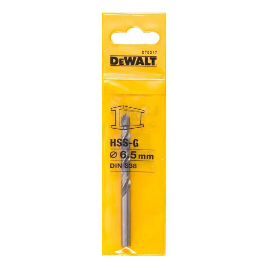 DeWalt 6.5mm HSS-G High Performance 118° Point Angle DT5217-QZ