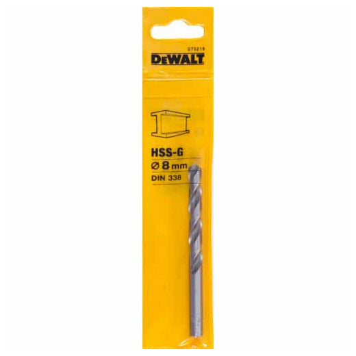 DeWalt 8.0mm HSS-G High Performance 118° Point Angle DT5219-QZ