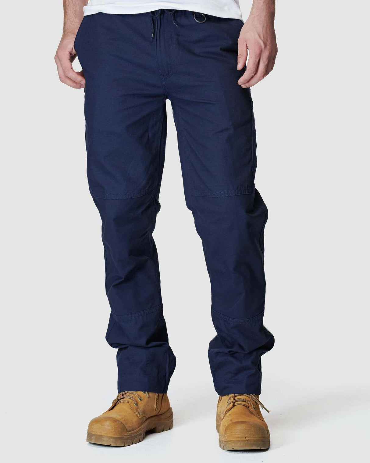 Mens Elastic Pant Navy
