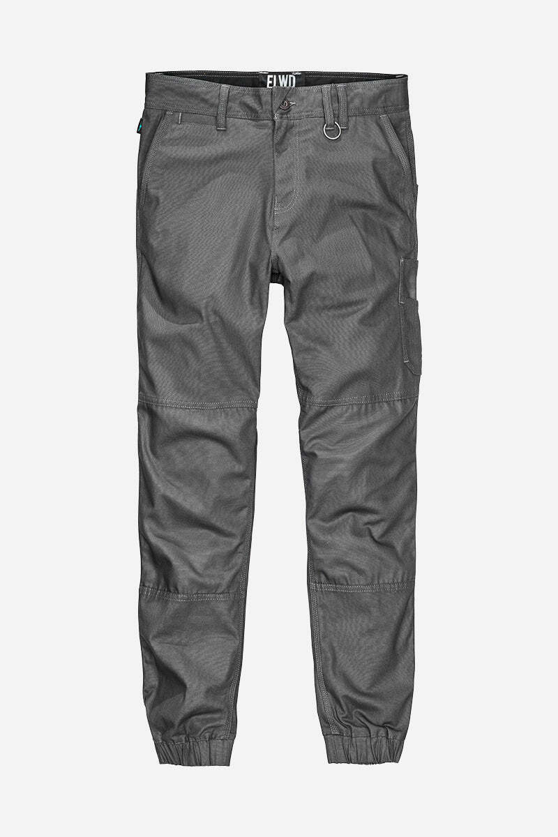 Mens Cuffed Pant Charcoal