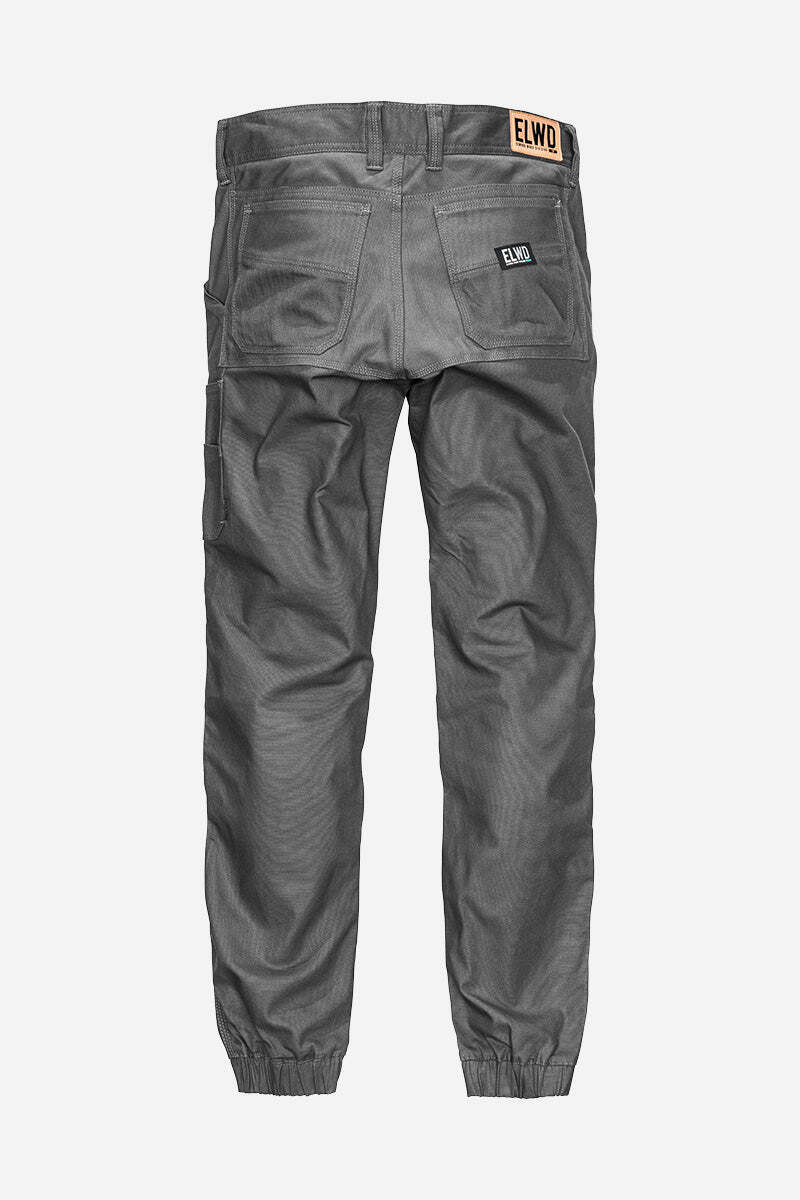 Mens Cuffed Pant Charcoal