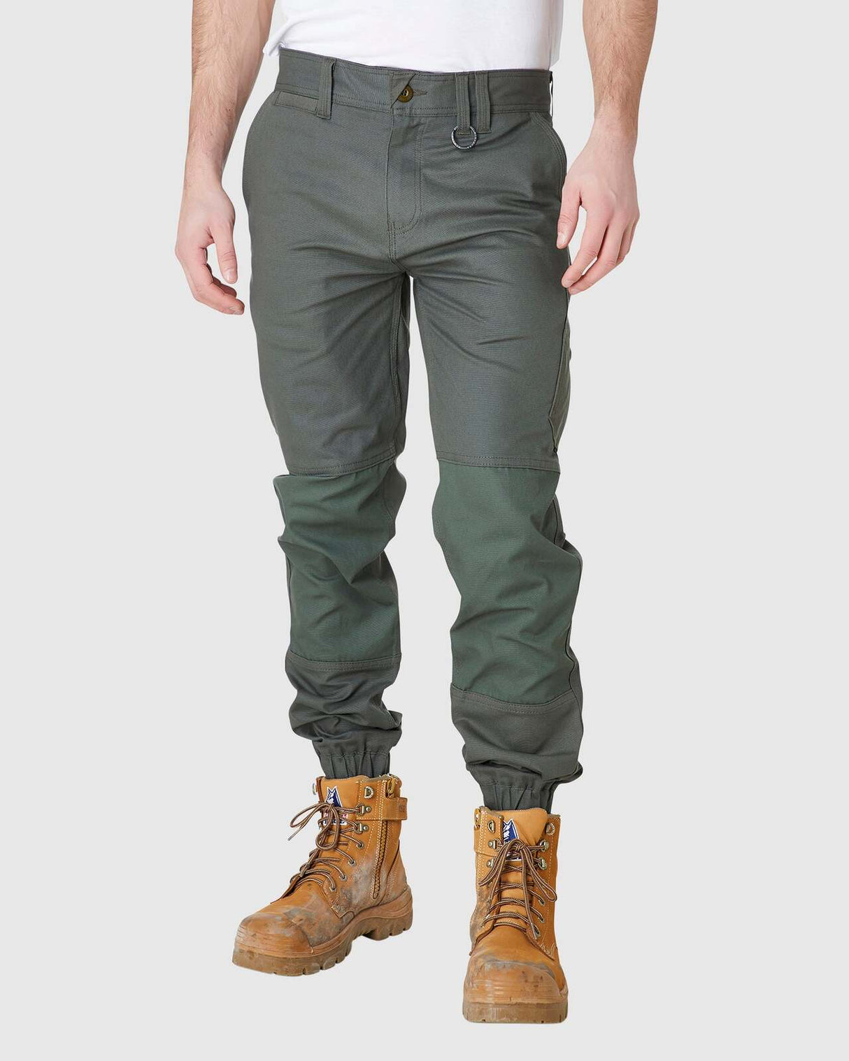 Mens Cuffed Pant Army