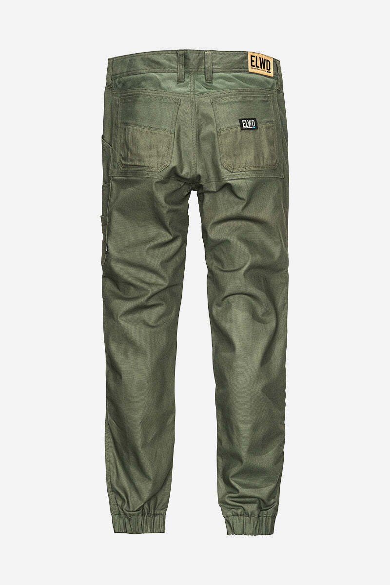 Mens Cuffed Pant Army