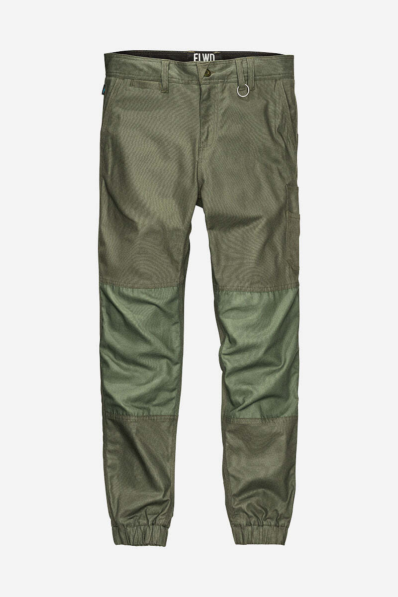 Mens Cuffed Pant Army