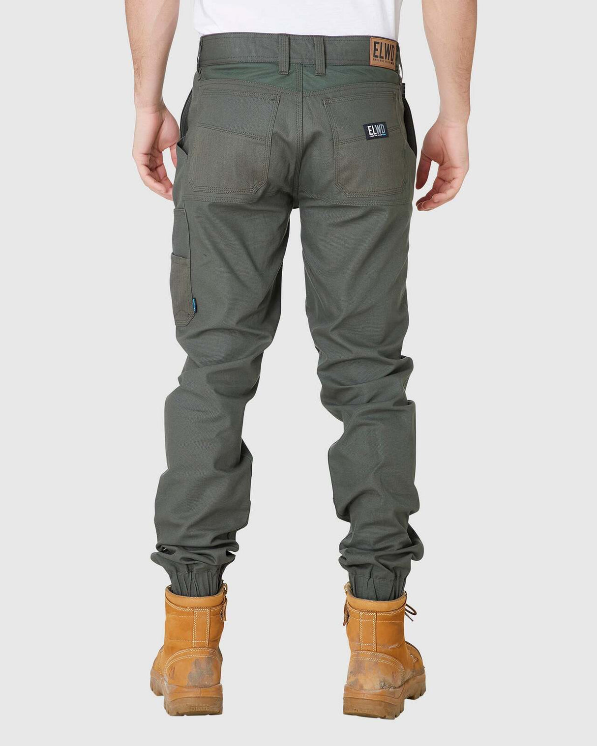 Mens Cuffed Pant Army