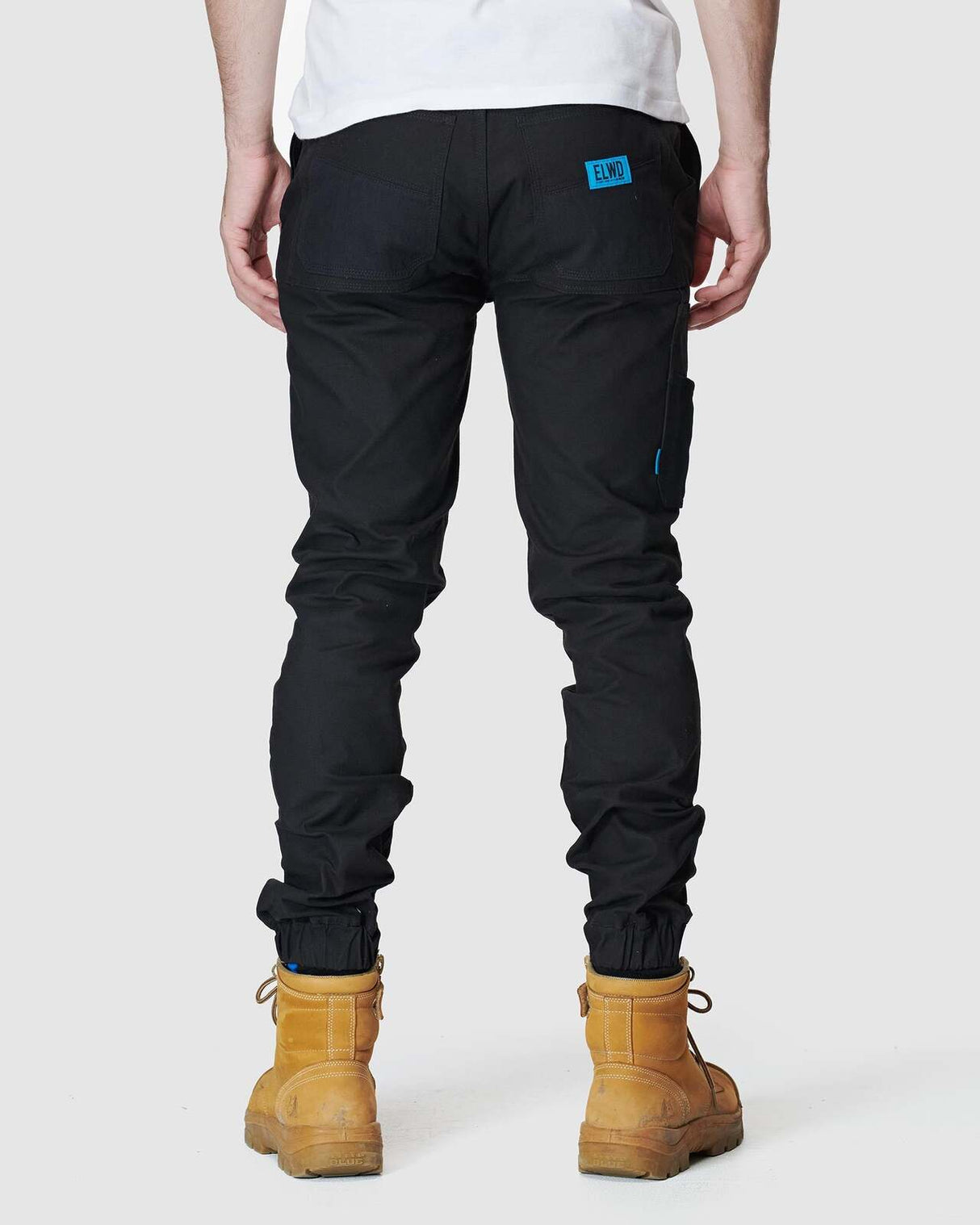 Mens Cuffed Pant Black
