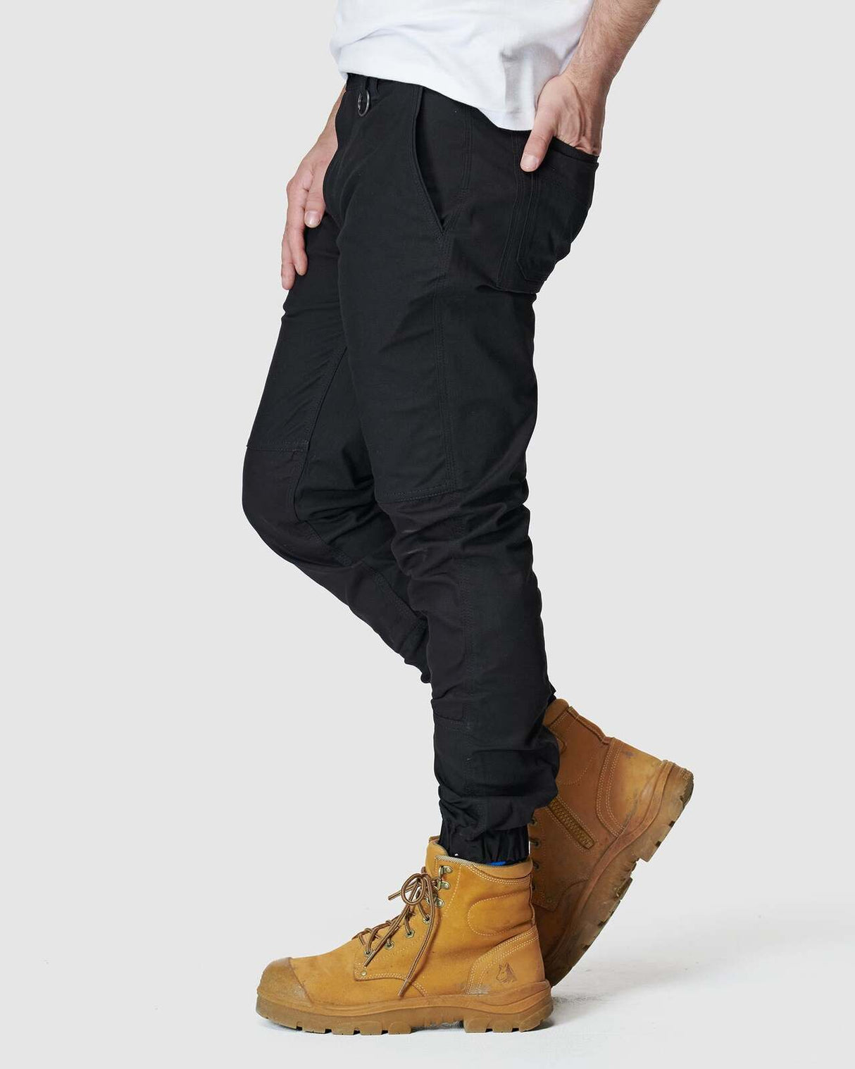 Mens Cuffed Pant Black