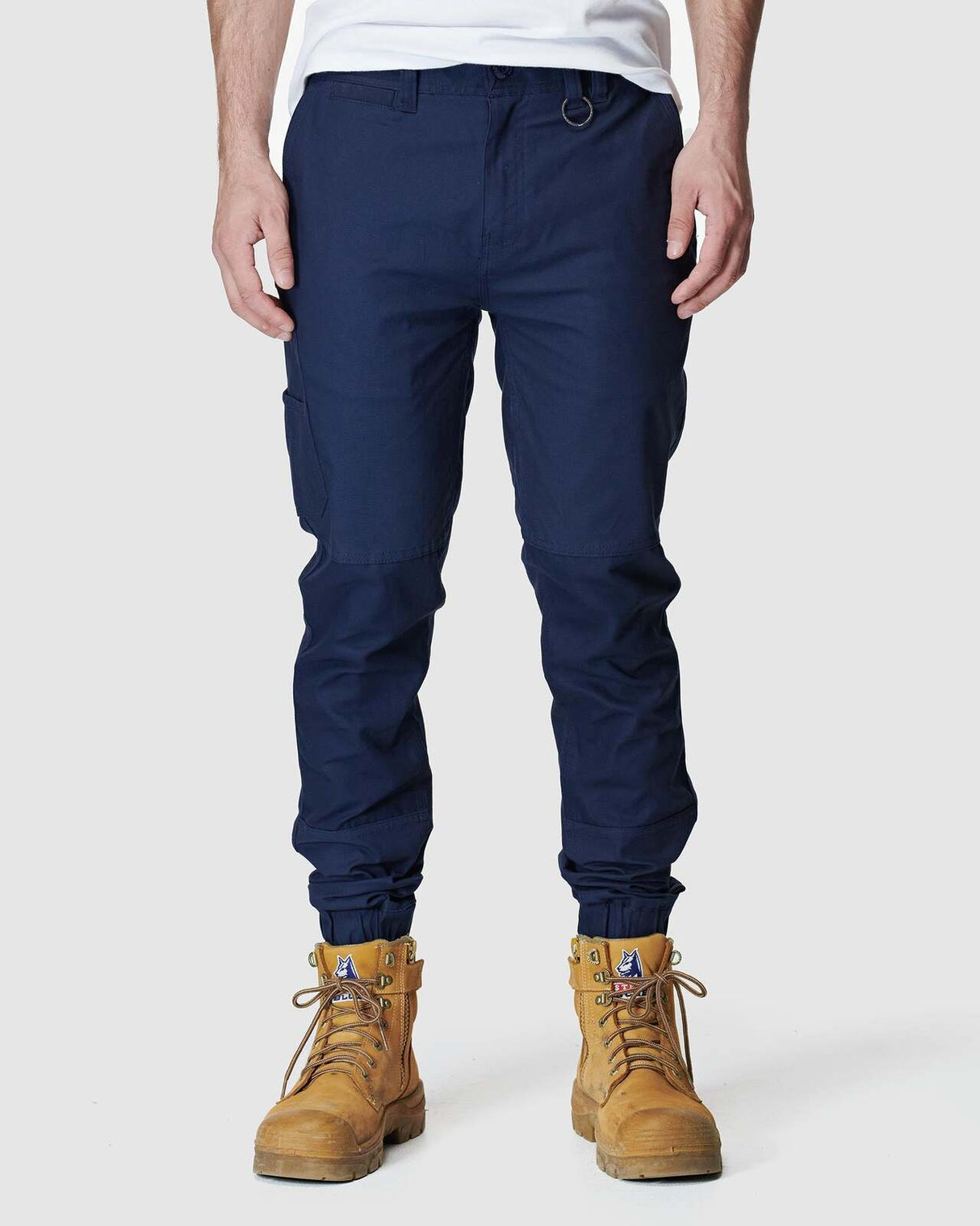 Mens Cuffed Pant Navy