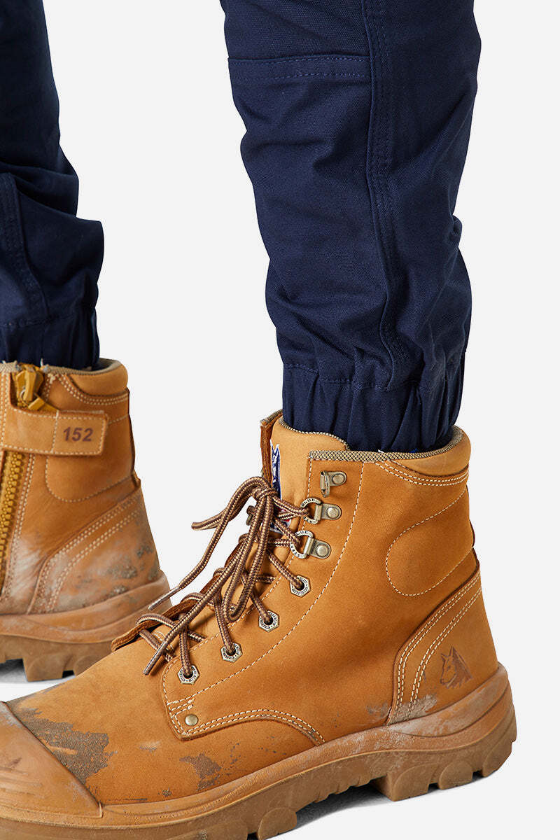 Mens Cuffed Pant Navy