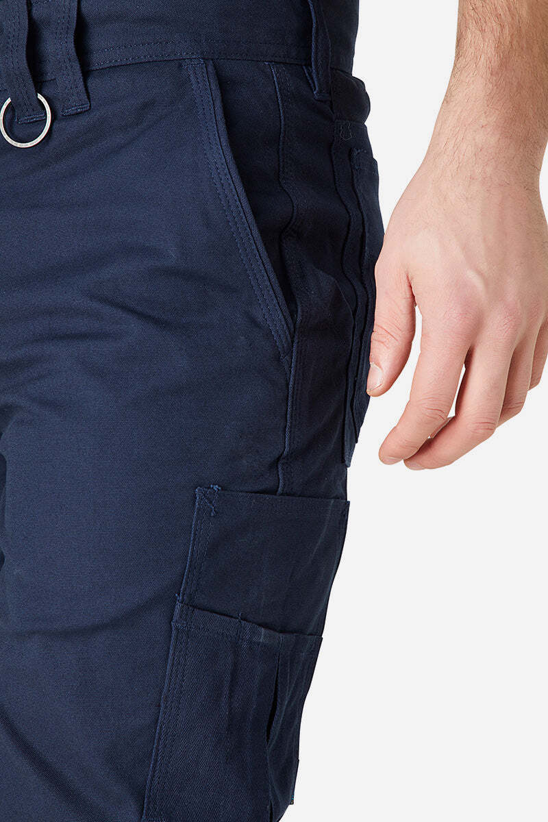 Mens Cuffed Pant Navy