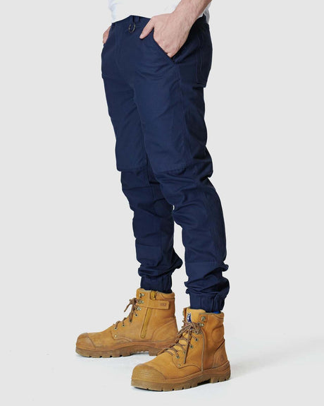 Mens Cuffed Pant Navy