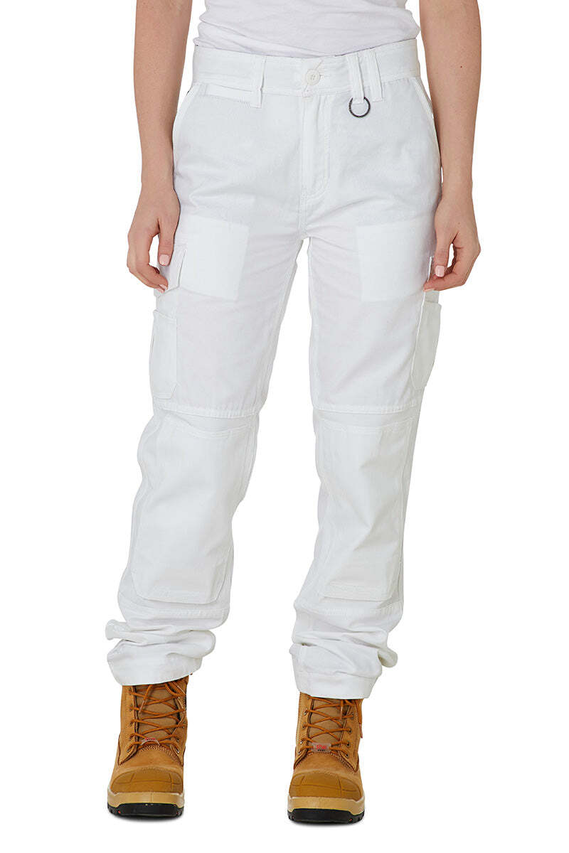 Womens Utility Pant White