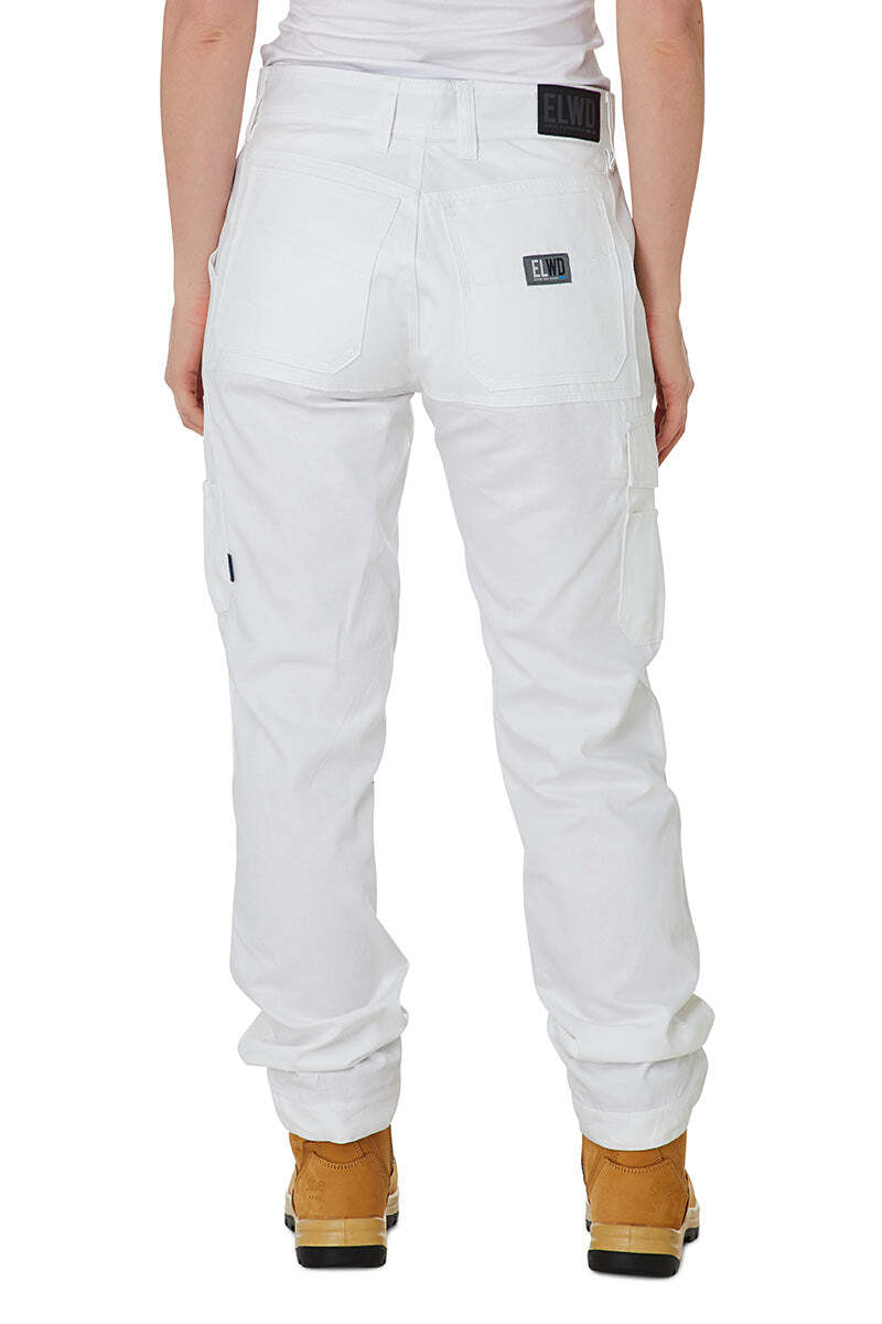 Womens Utility Pant White