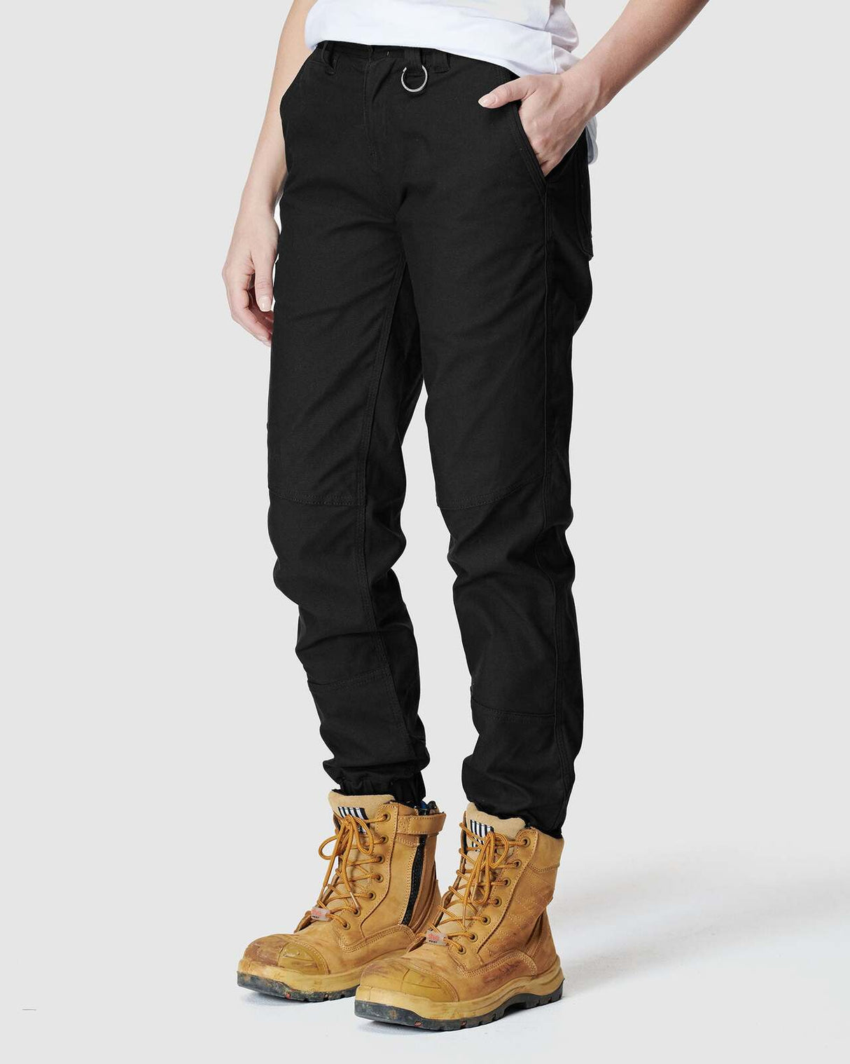 Womens Cuffed Pant Black