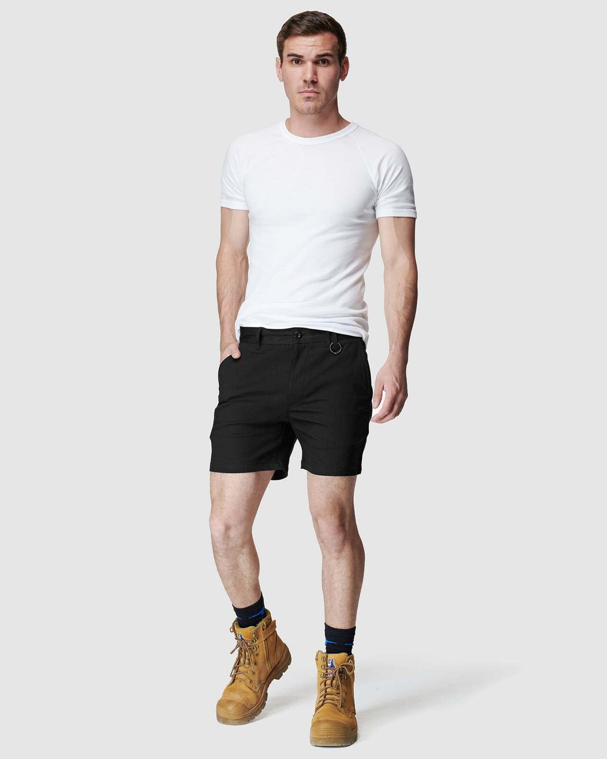 Mens Basic Short Black