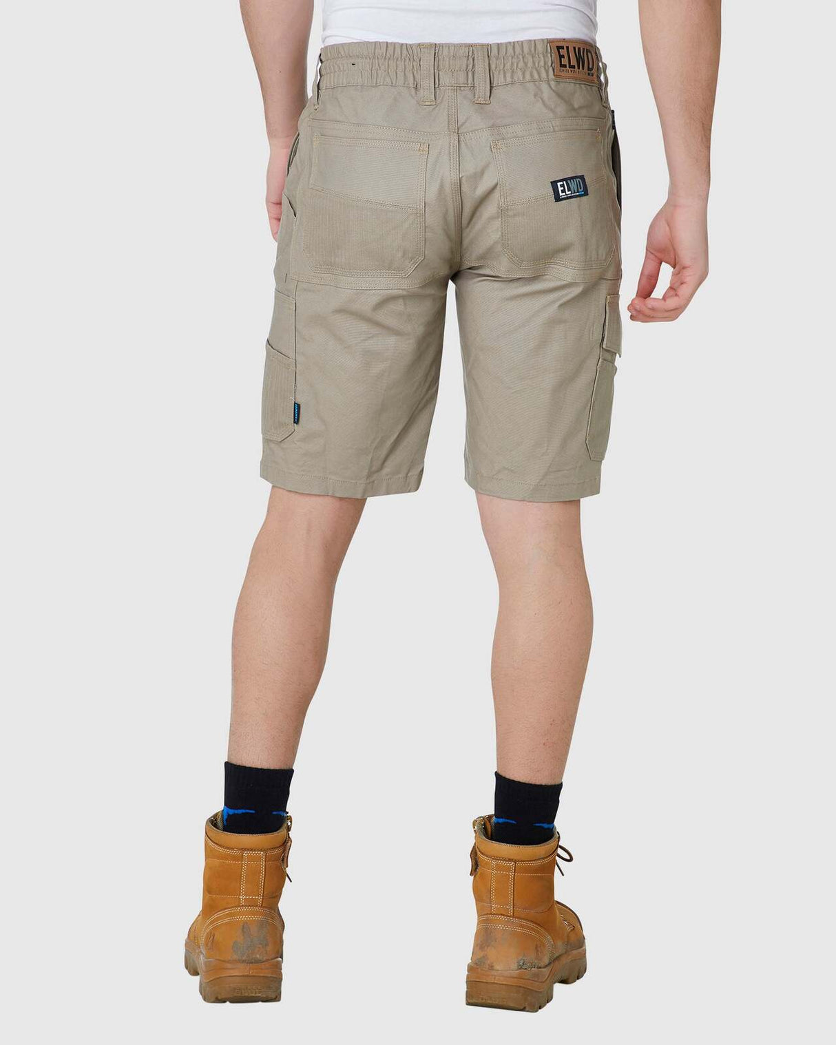 Mens Elastic Utility Short Stone