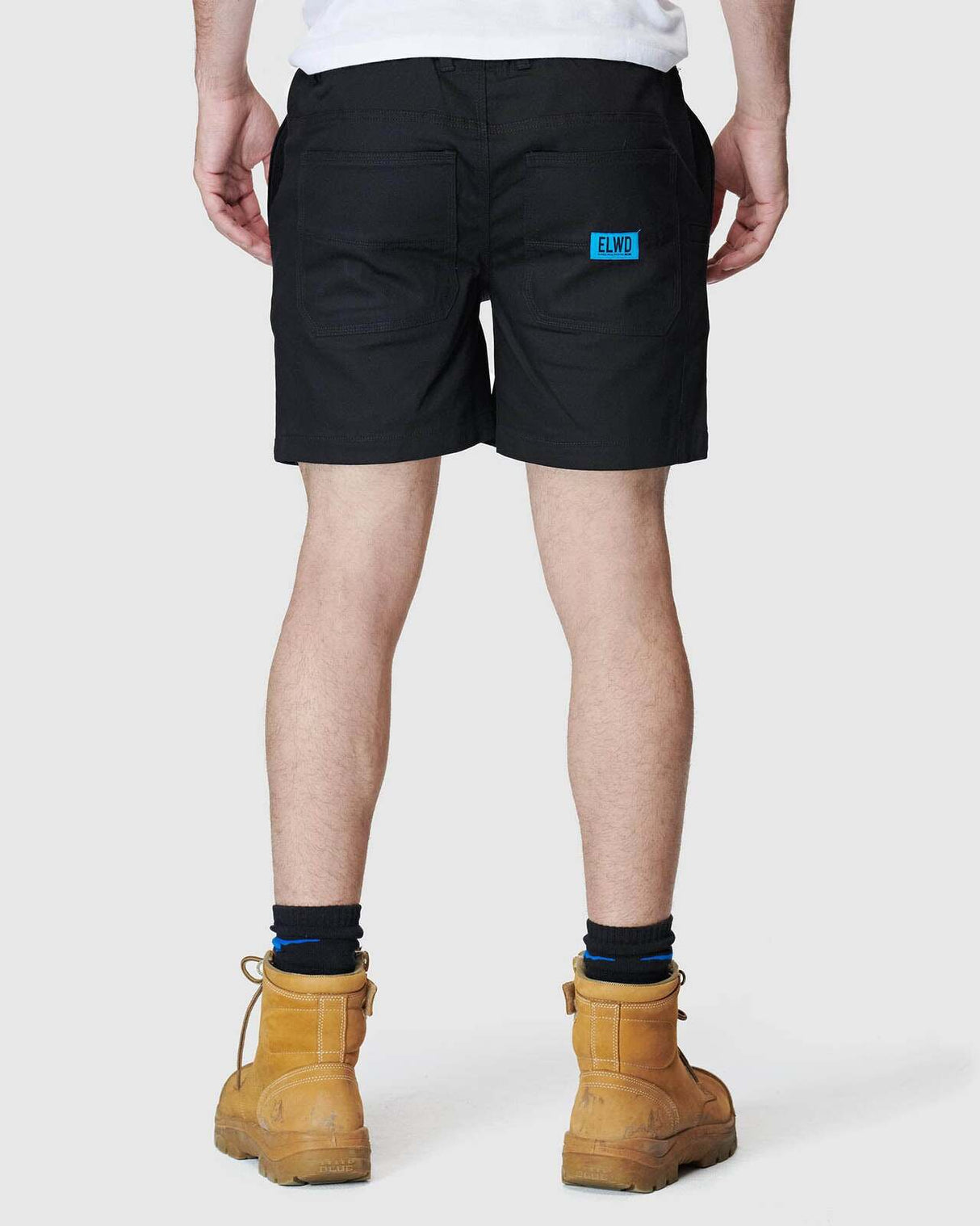 Mens Elastic Basic Short Black