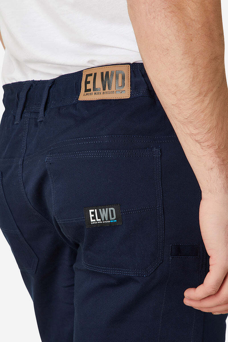 Mens Elastic Basic Short Navy
