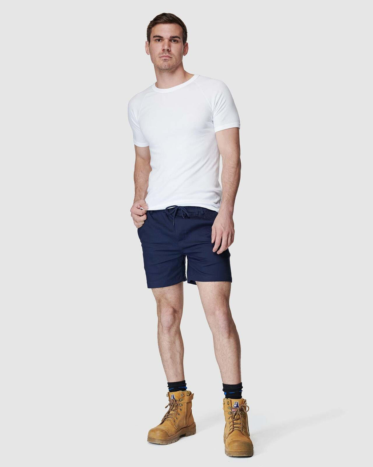 Mens Elastic Basic Short Navy