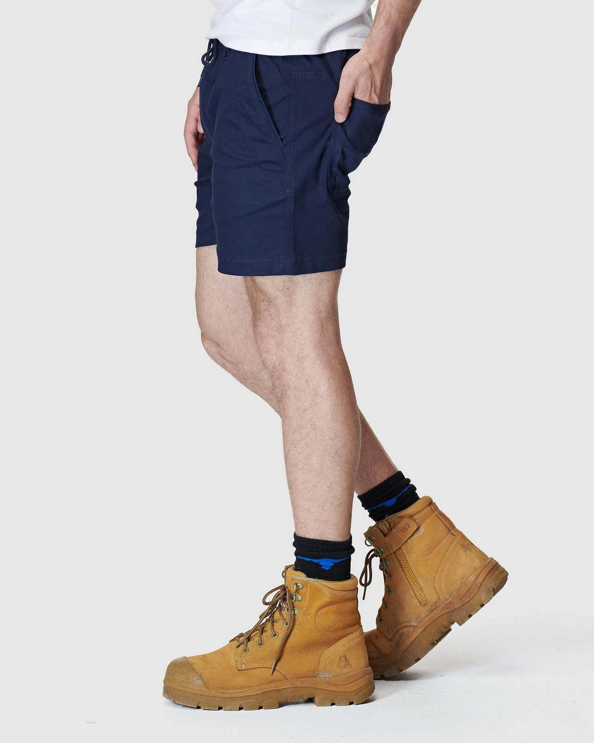 Mens Elastic Basic Short Navy