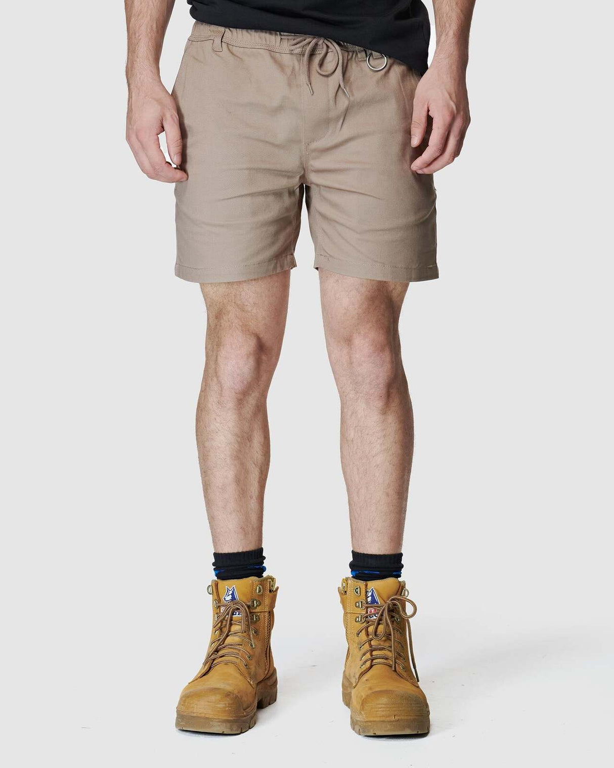 Mens Elastic Basic Short Stone