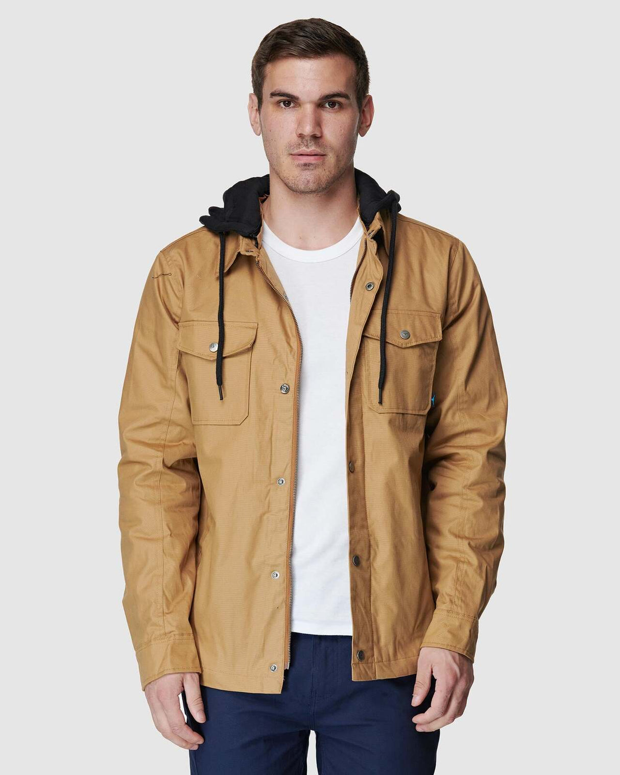 Mens Utility Jacket Stone