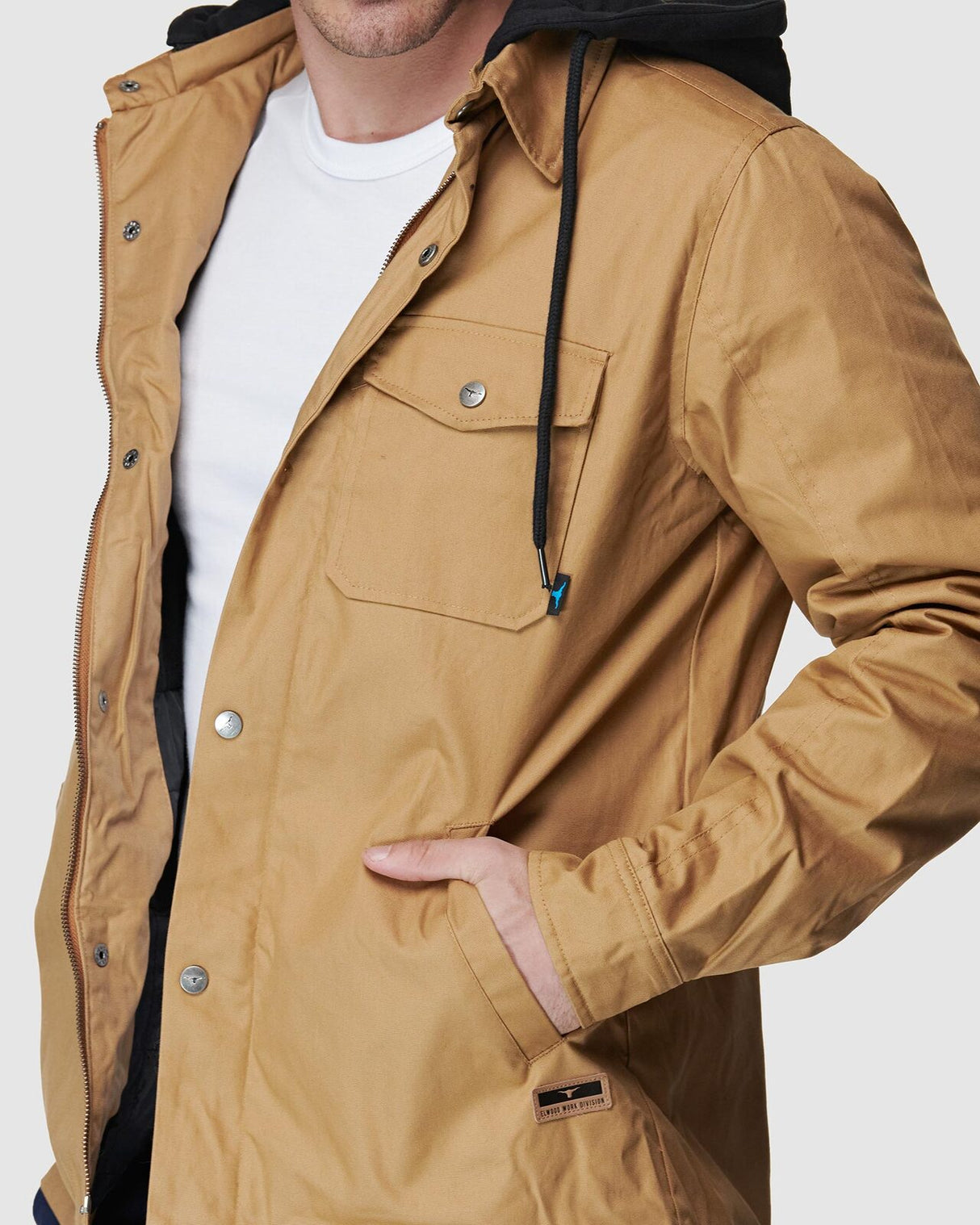 Mens Utility Jacket Stone