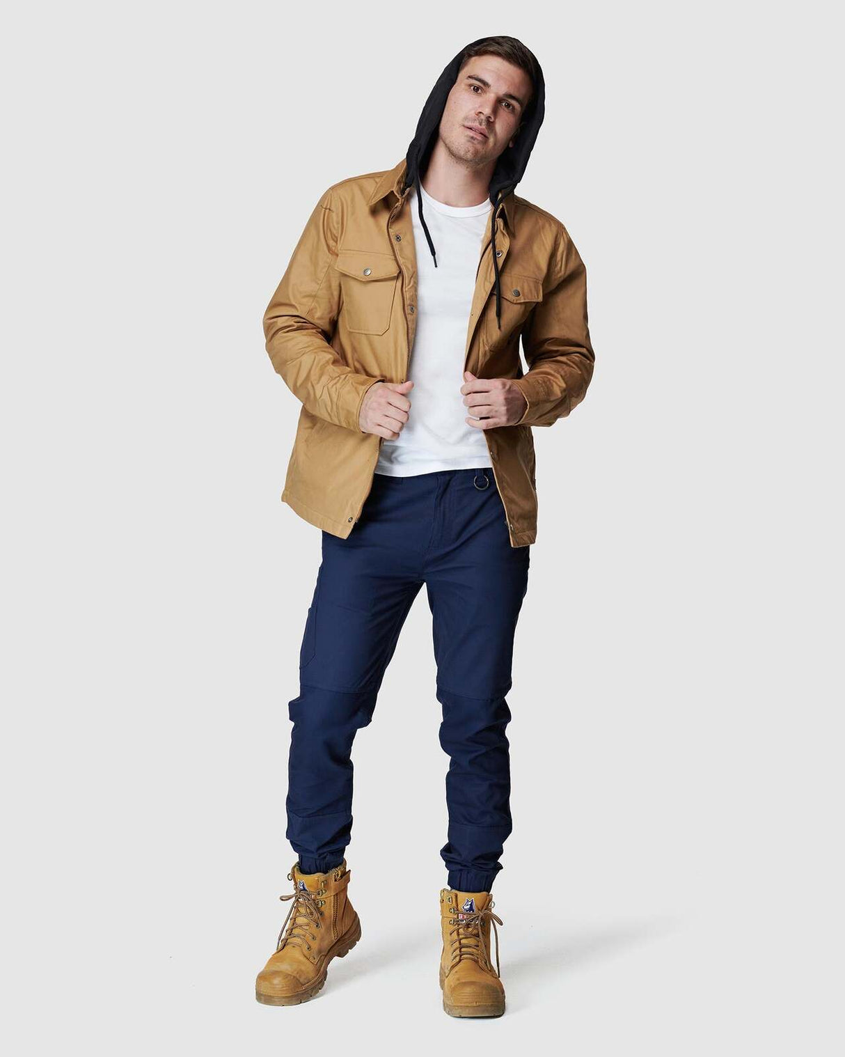 Mens Utility Jacket Stone