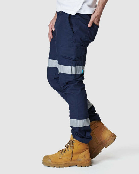 Mens Reflective Slim Pant Navy