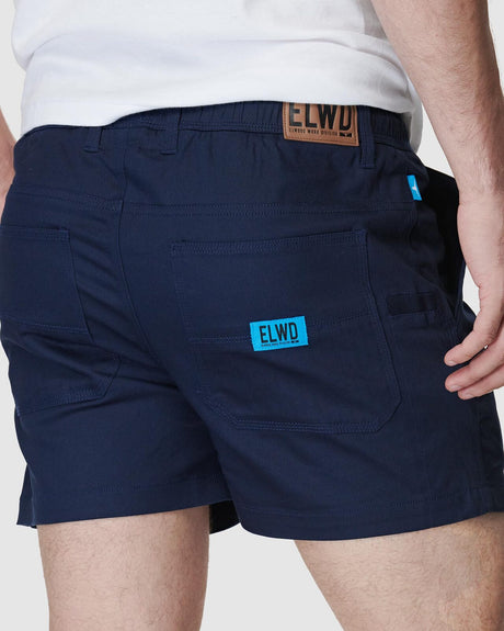 Mens Elastic Short Short Navy