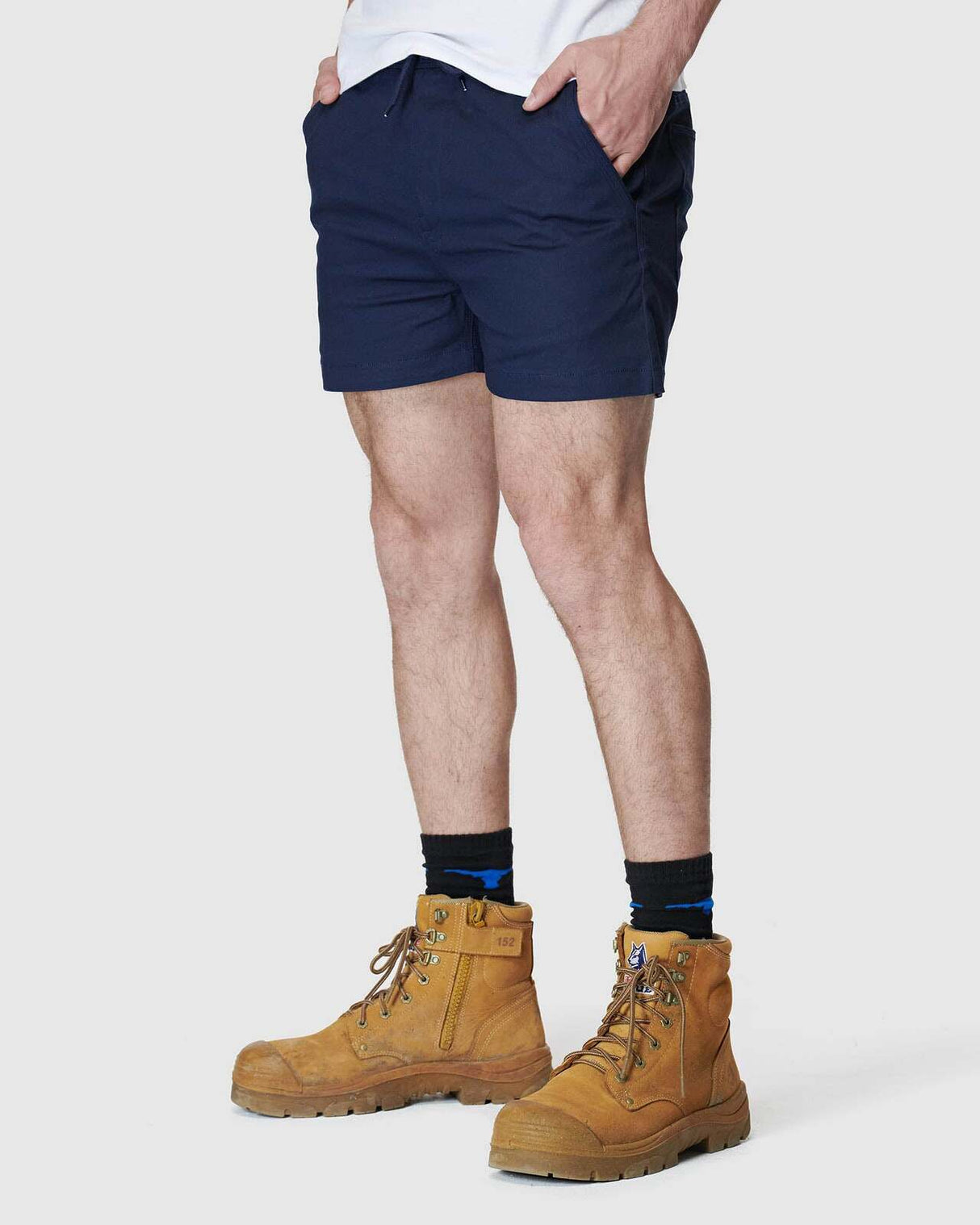 Mens Elastic Short Short Navy